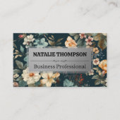 Schöne Blume Visitenkarte (Vorderseite)