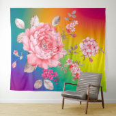 Schöne Blume Wandteppich (Beispiel (Horizontal))