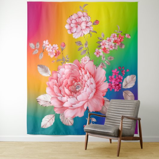 Schöne Blume Wandteppich (Beispiel)