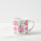 Schöne Blume Wasserfarbenes Muster Espressotasse (Rechts)