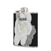 Schöne Blume Weiße Gartenanlagen Flachmann (Links)