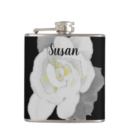 Schöne Blume Weiße Gartenanlagen Flachmann