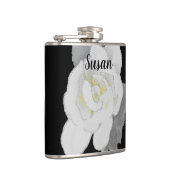 Schöne Blume Weiße Gartenanlagen Flachmann (Rechts)