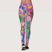 Schöne Blume: Wildblume Leggings (Rückseite)