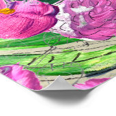 Schöne Blume: Wildblume Poster (Ecke)