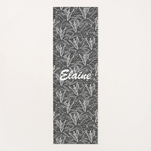 Schöne Blume Yogamatte (Vorderseite)