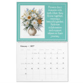 Schöne Blume Zitate Botanischer Kalender (Feb 2027)
