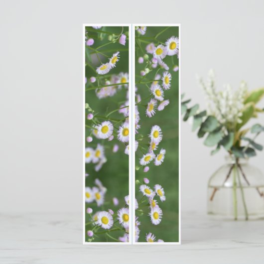 Schöne Blume Zwei Lesezeichen (Stehend Vorderseite)