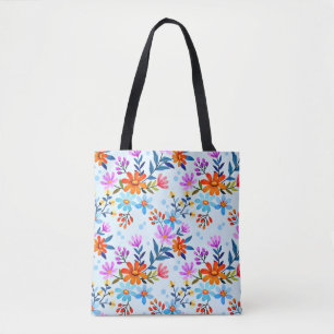 Schöne Blumen Blätter Muster-6587 Tasche