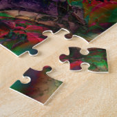 Schöne Blumen-Burst-Abstraktion Puzzle (Seite)