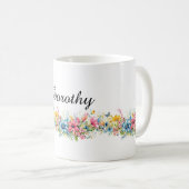 Schöne Blumen-Design-VORLAGE Kaffeetasse (VorderseiteRechts)