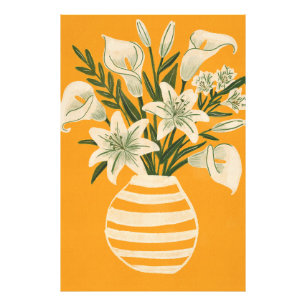 Schöne Blumen Fotodruck