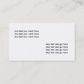 Schöne Blumen-Geschäfts-Karten Visitenkarte (Rückseite)