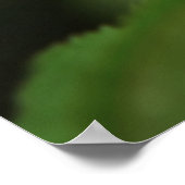 Schöne Blumen im Apfelgarten Poster (Ecke)
