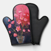 Schöne Blumen in einer Vase Ofenhandschuh (Vorderseite/Rückseite)