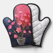 Schöne Blumen in einer Vase Ofenhandschuh (Vorderseite/Rückseite)