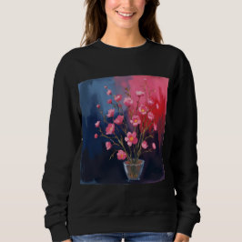 Schöne Blumen in einer Vase Sweatshirt