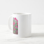 Schöne Blumen Kaffeetasse (Vorderseite Links)