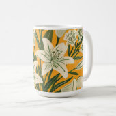 Schöne Blumen Kaffeetasse (VorderseiteRechts)