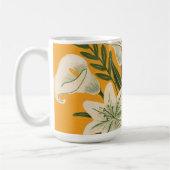 Schöne Blumen Kaffeetasse (Links)