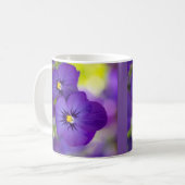 Schöne Blumen Kaffeetasse (Vorderseite Links)