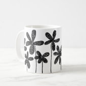 Schöne Blumen Kaffeetasse (Vorderseite Links)