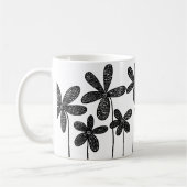 Schöne Blumen Kaffeetasse (Links)