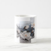 Schöne Blumen Kunst Kaffeetasse (Mittel)