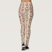 Schöne Blumen Leggings (Rückseite)