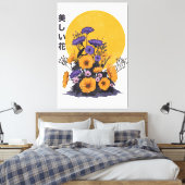schöne Blumen Leinwanddruck (Insitu (Schlafzimmer))