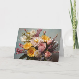 Schöne Blumen Muttertagskarte Karte