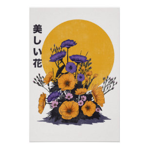 schöne Blumen Poster