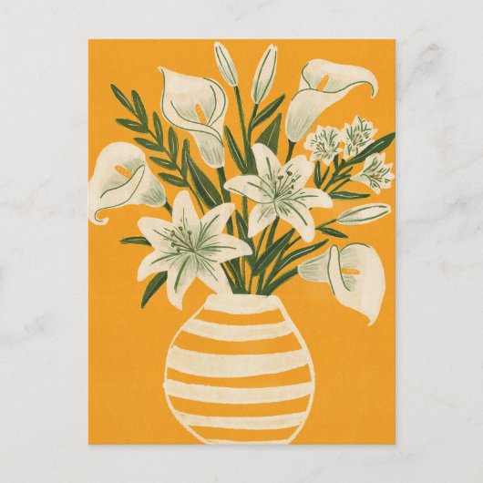 Schöne Blumen Postkarte (Vorderseite)