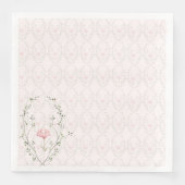 Schöne Blumen  Serviette (Vorderseite)