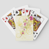 Schöne Blumen Spielkarten (Rückseite)