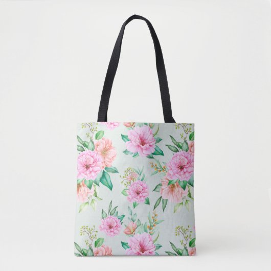 Schöne Blumen Tasche (Vorderseite)