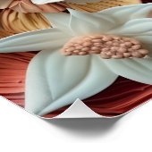 Schöne Blumen Viktorianisch Elegante Hübsche Blume Poster (Ecke)