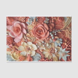 Schöne Blumen Viktorianisch Elegante Hübsche Blume Seidenpapier