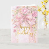 Schöne Blumen zum Geburtstag Karte (Gelbe Blume)