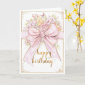 Schöne Blumen zum Geburtstag Karte (Gelbe Blume)