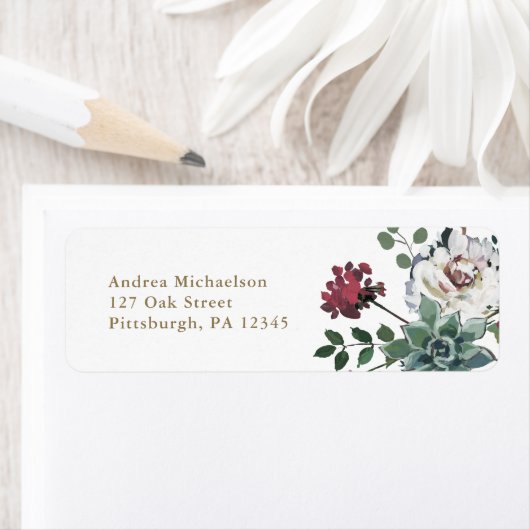 Schöne Blumenadresse (Insitu)