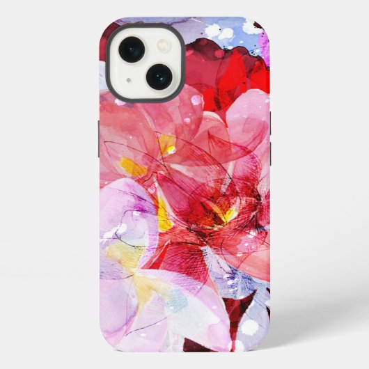Schöne Blumenbouquet iPhone Hülle (Rückseite)