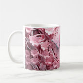 Schöne Blumendesign Coffee Tasse (Links)