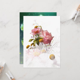 Schöne Blumeneinladung Einladung