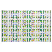 Schöne Blumenfarben Grüne Farben Stoff (Fat Quarter (45,7 x 55,9 cm))
