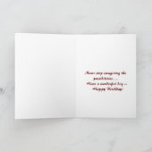 Schöne Blumenfrau mit Parasol Monet Tradition Karte (Innenseite)