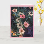 Schöne Blumengeburtstags-Karte Karte (Gelbe Blume)