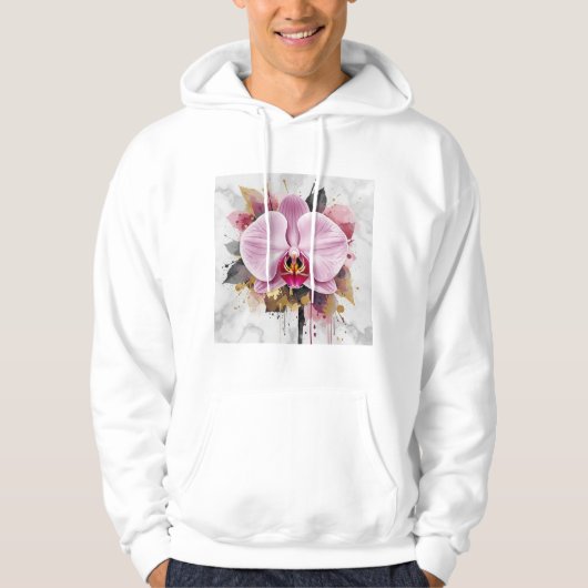 Schöne Blumengestaltung Hoodie (Vorderseite)