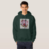 Schöne Blumengestaltung Hoodie (Vorne ganz)