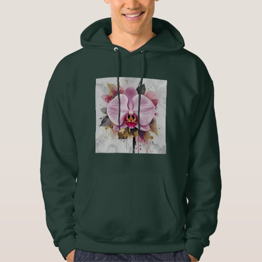 Schöne Blumengestaltung Hoodie (Vorderseite)